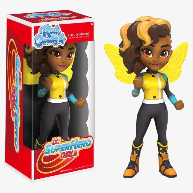 Bumblebee Rock Candy 5” Vinyl Figure - Dc Superheroes Girls Cartoon, transparent png