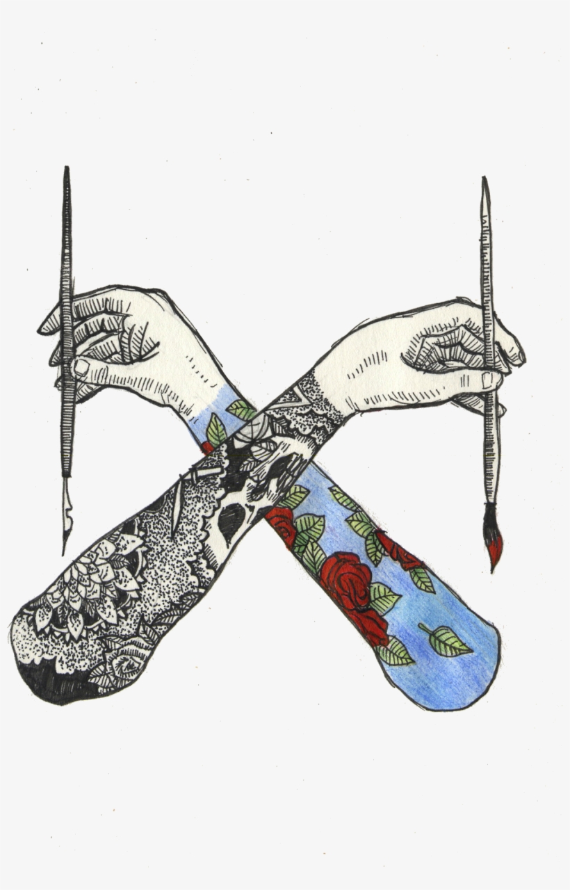 “ Vintage Arms ” - Whoever Drew This Felt Real Pain, transparent png
