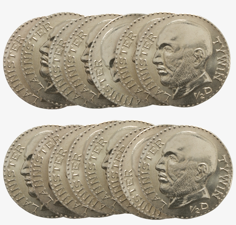15 Tywin Lannister Half-dragons Gaming Coins - Game Of Thrones Coin Set Tywin Lannister Golden Half-dragons, transparent png