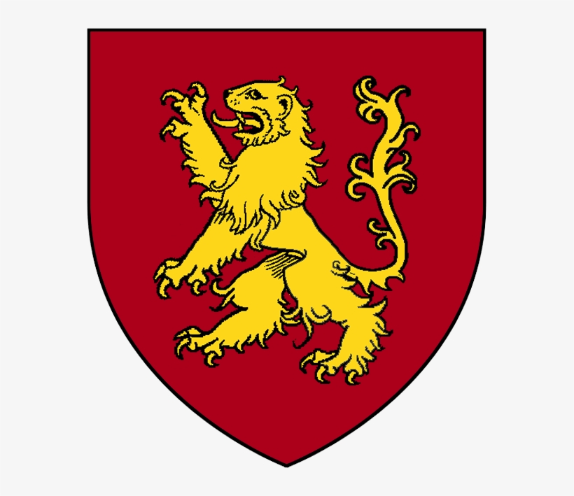 Lannister Shield Minus Slogan Houses, Slogan, Homes, - Richard The Lionheart Sigil, transparent png