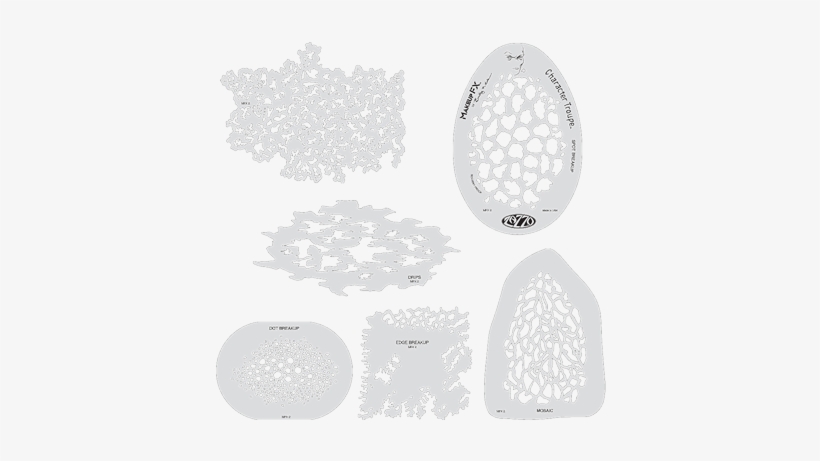Character Troupe™ Makeup Fx™ - Makeup Template, transparent png
