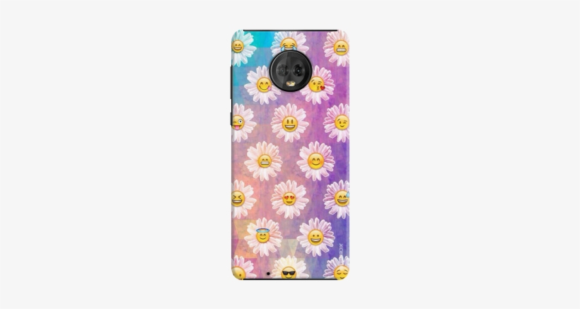Sunflower Emoji Slim Back Cover For Moto G6 - Flower Wallpaper Emoji, transparent png