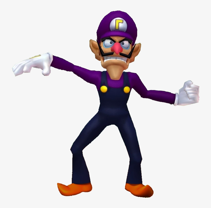 Waluigi2 - Mario Party 5 Waluigi, transparent png