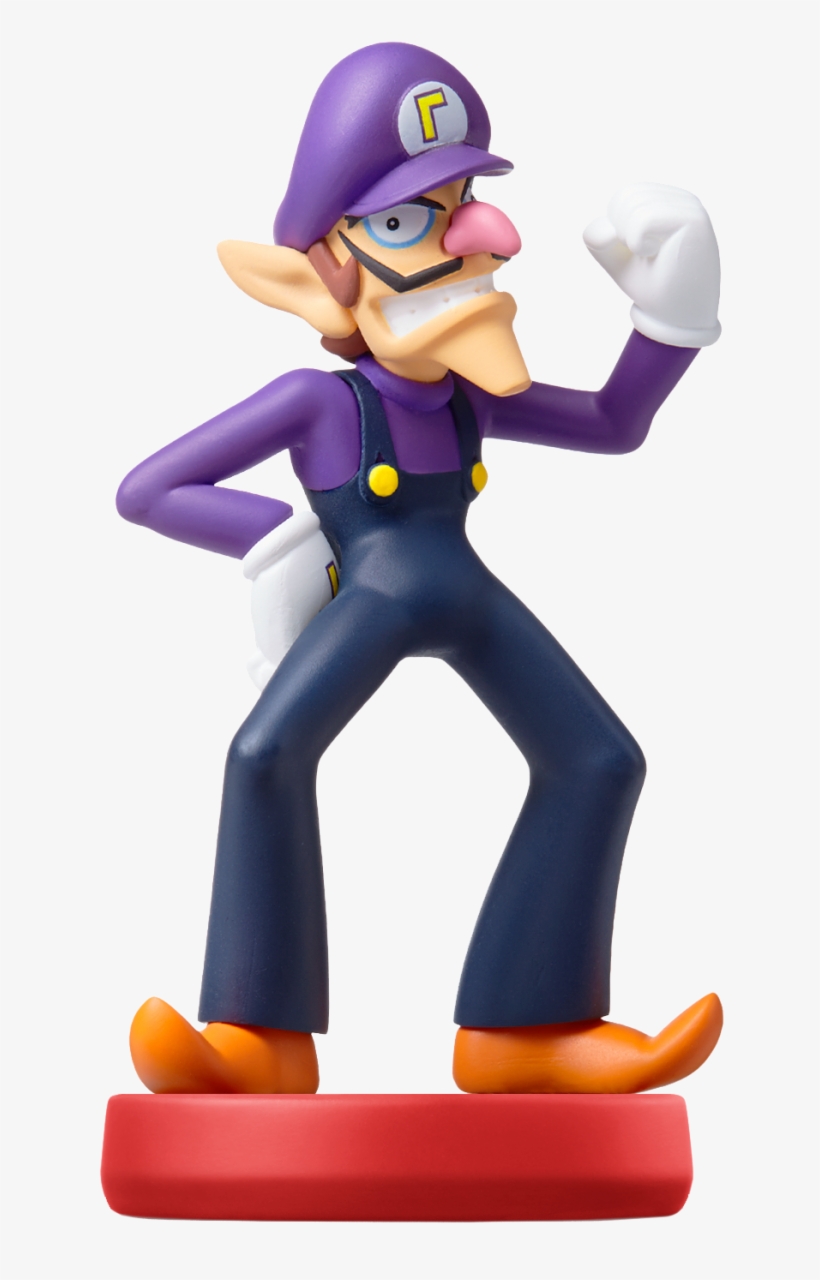 Waluigi - Amiibo Mario, transparent png