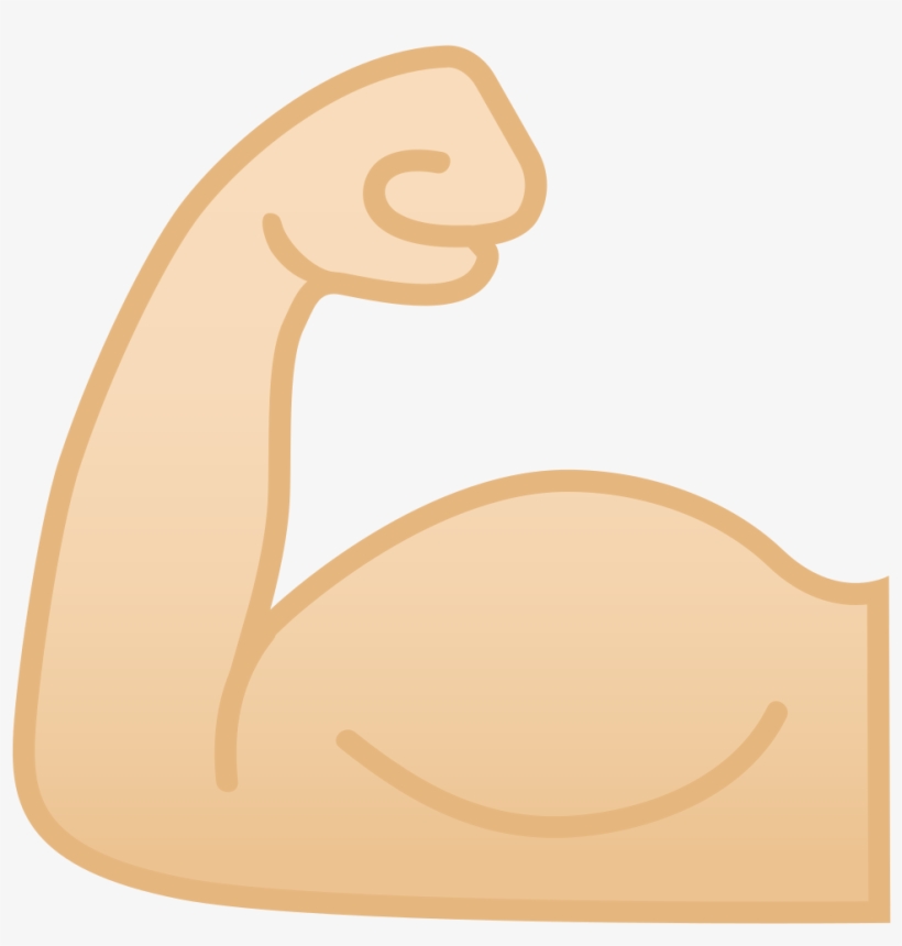 Emoji Arm Biceps Strong Flexing Muscle Emoji Png Clipart Emoji Png De
