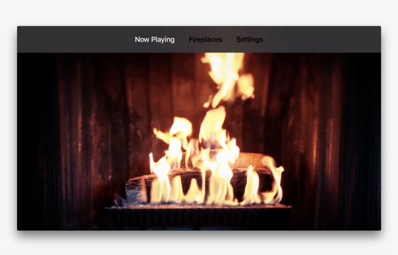 How To Use Your Apple Tv To Have A Merry Siri Christmas - Fireplace, transparent png
