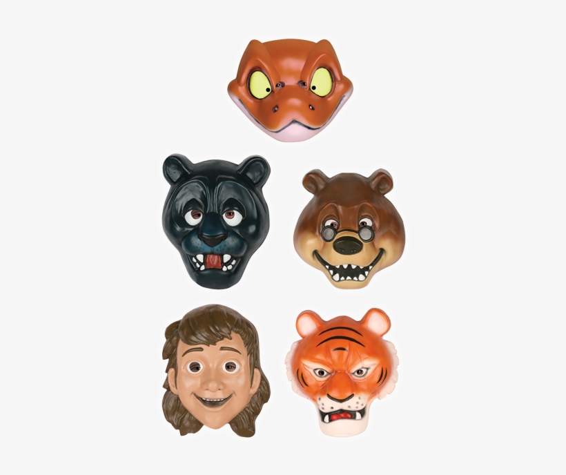 Jungle Book Masks - Jungle Book Characters Masks, transparent png