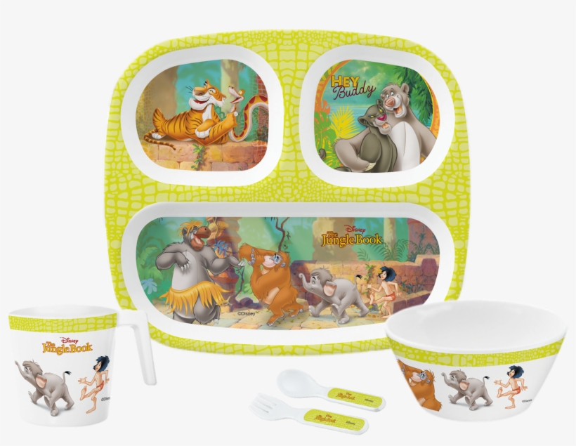 5 Pc Kids Set - Billigerluxus Photo Wallpaper Mural Disney Jungle Book, transparent png