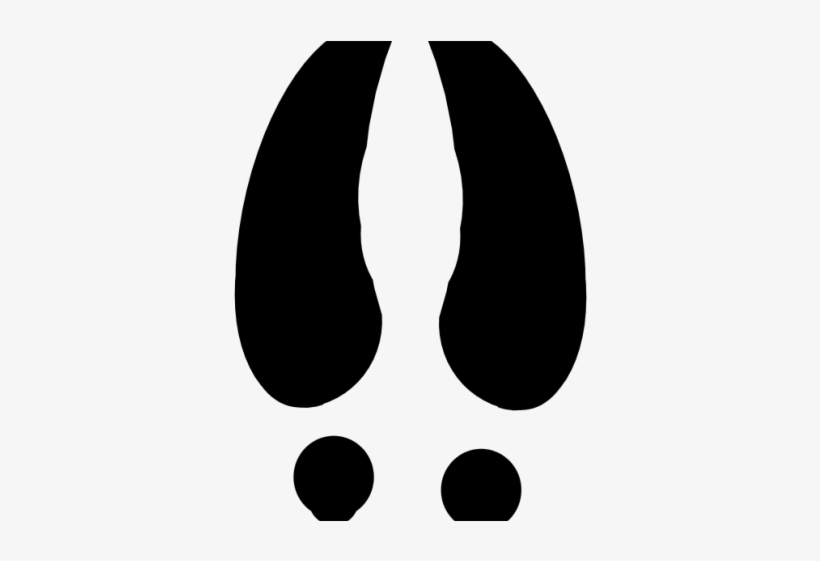 Footprint Clipart Deer - Clip Art, transparent png