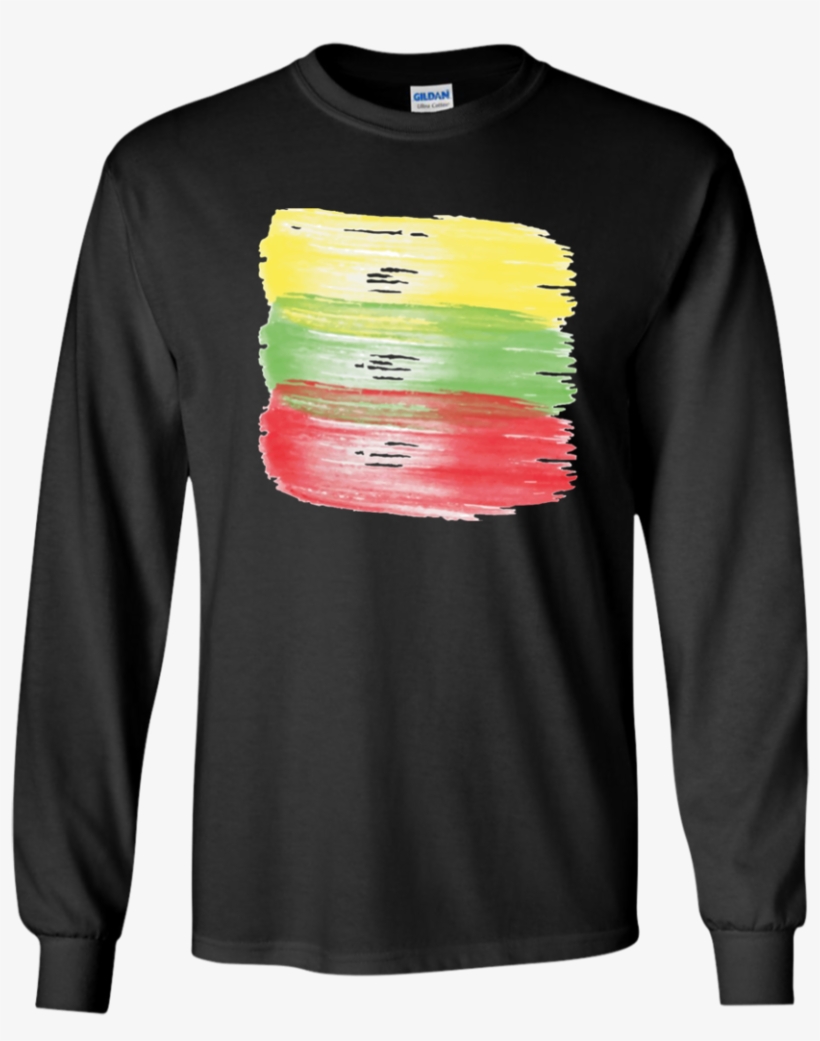 Brush Strokes Guys Long Sleeve - All Gave Some Some Gave All 9-11-2001 16 Years Anniversary, transparent png