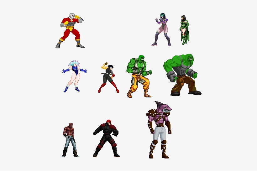 I Like Them Killerfrost Is Fantastic They Are Wip - King Shark Dc Sprites, transparent png