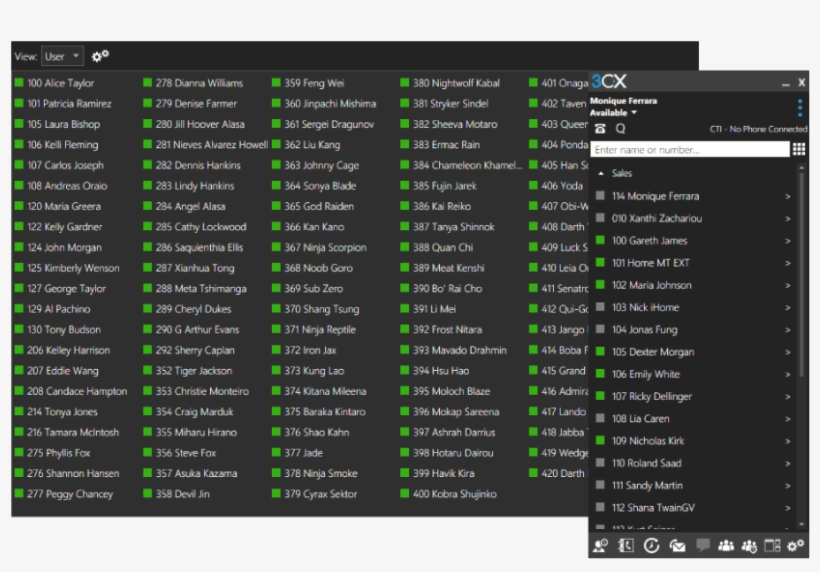 3cx User List - 3cx Phone System 1024 Sc Upgrade Version 7-14 To 15, transparent png