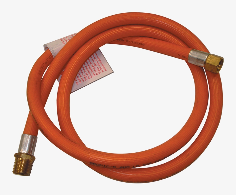 Gas Hose 3/8"" M Bsp X 1/4"" F - Gas Cylinder Regulator Png, transparent png