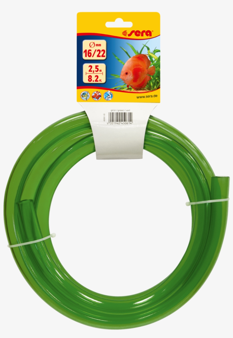 4001942450614 45061 Int Sera Schlauch 16 22 Gruen 250 - Sera, transparent png