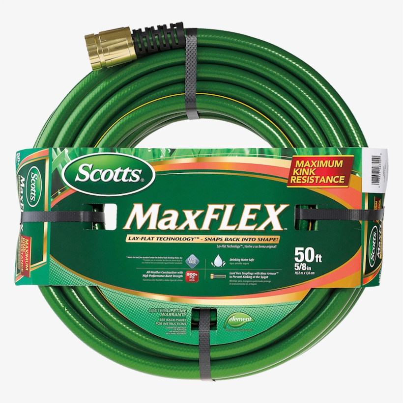 Scotts Max Flex Garden House - Scott's Maxflex Hose, Garden Hoses, transparent png