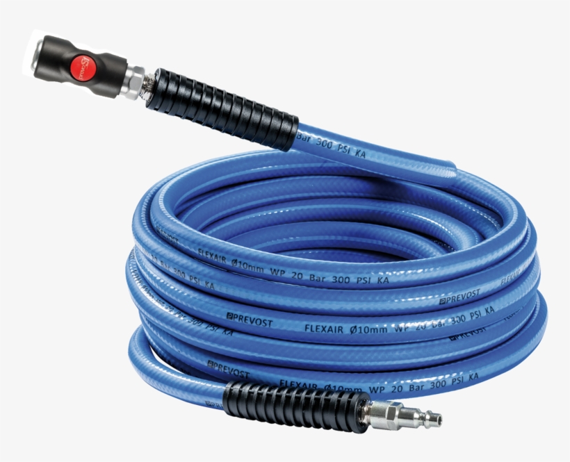 1/4" Flexair Hybrid Polymer Hose Extension With Pressed - Hose, transparent png