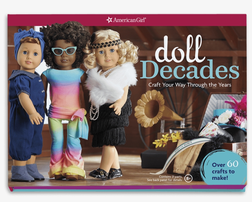 American Girl Doll Decades Book, transparent png