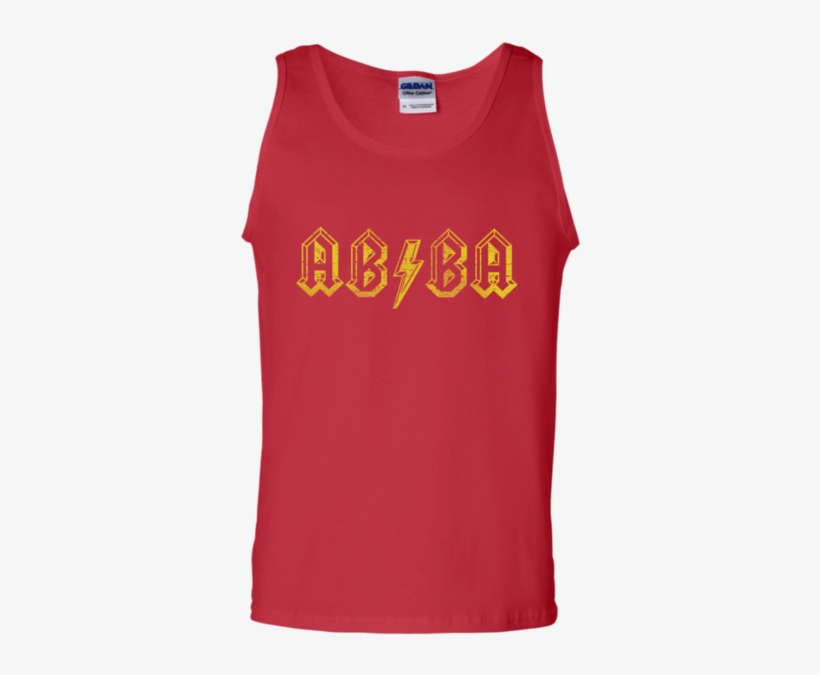 Abba Lightning Bolt Unisex Cotton Tank Top - Im Sick Of All The Irish Stereotypes As Soon, transparent png