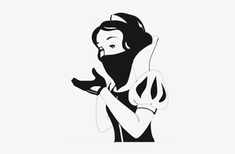 Vinilo Decorativo Blancanieves Para Mac - Snow White Macbook Sticker, transparent png