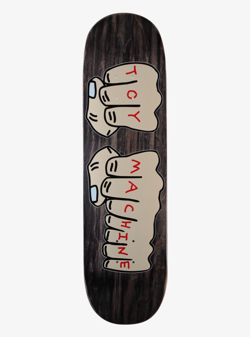Toy Machine Fists Deck - Toy Machine Fist Skateboard Deck - 8.50", transparent png