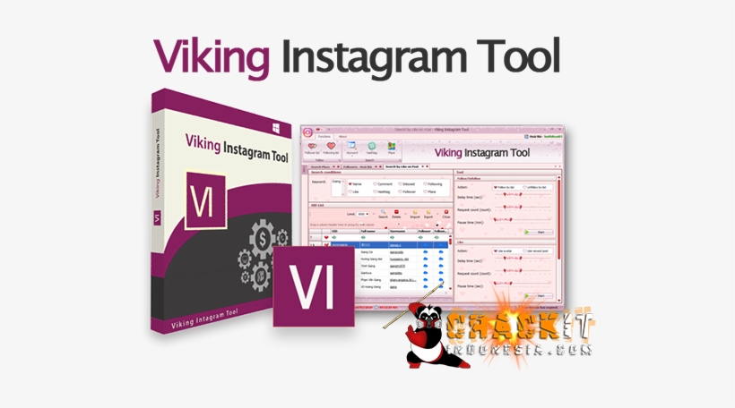 Viking Instragram Tools 2018 Cracked - Viking Facebook Tool Cracked, transparent png