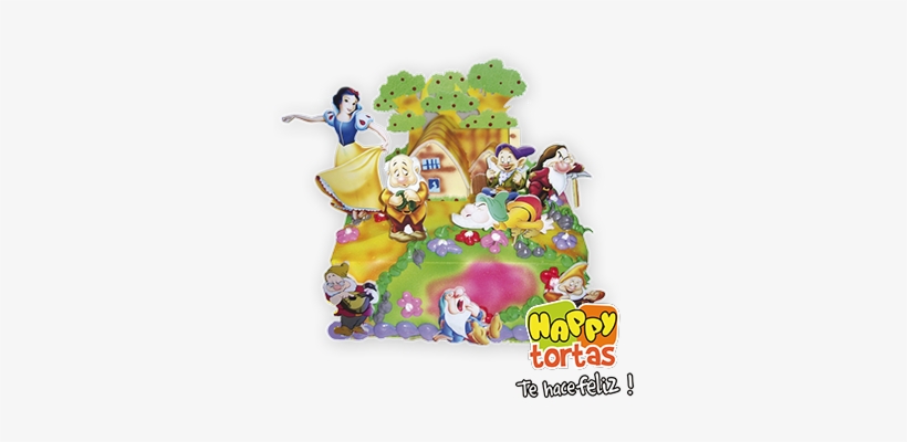 11-000 Paisaje 3d Blanca Nieves - White And The Seven Dwarfs, transparent png