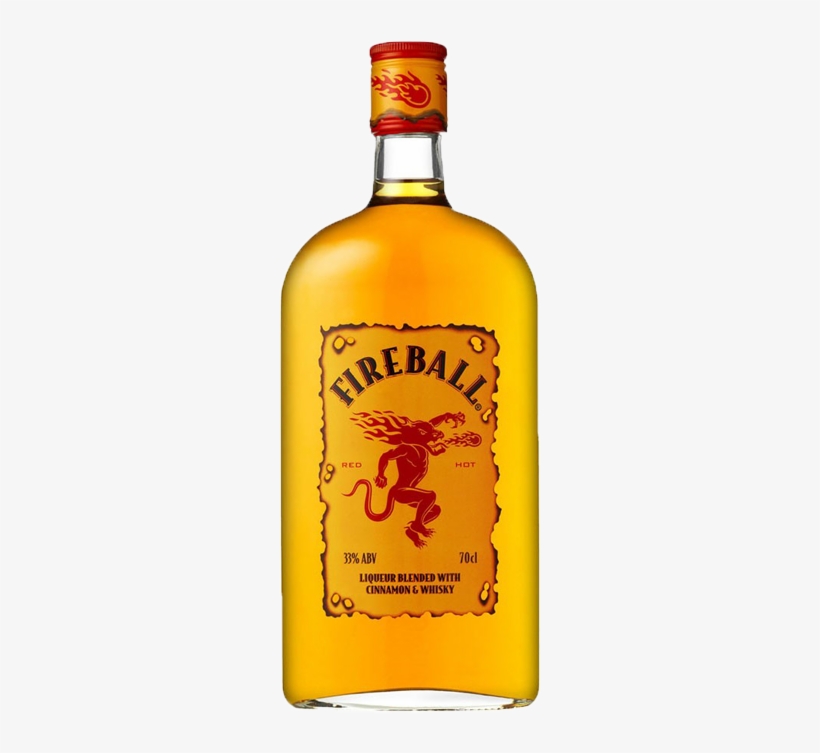 Fireball Cinnamon Whisky Needs No Introduction - Fireball Whisky, transparent png