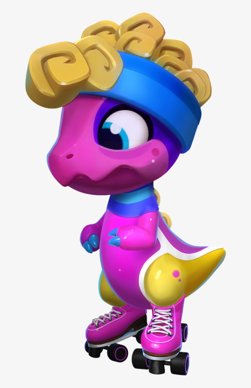 Skater Dragon Baby - Portable Network Graphics, transparent png