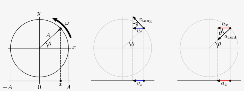This Free Icons Png Design Of Shm Projection Of Circular, transparent png