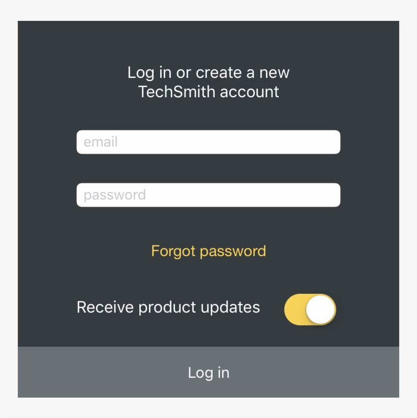 Login Window - Techsmith, transparent png