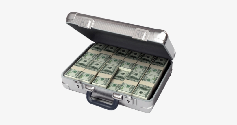 Dinheiro Em Uma Mala, Psd - Briefcase With Money, transparent png