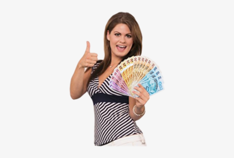 Dinheiro Toda Semana - Mulher Com Dinheiro Png, transparent png
