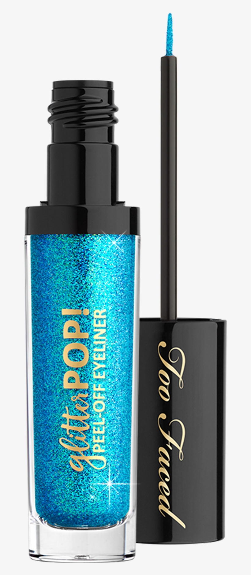 Glitter - Too Faced Glitter Pop! Peel-off Eyeliner, transparent png