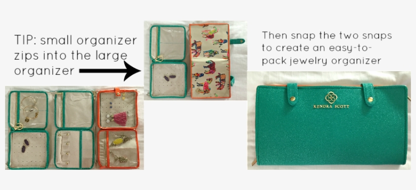 Large Jewelry Organizer In Teal // Small Jewelry Organizer - Kendra Scott Organizer Travel, transparent png