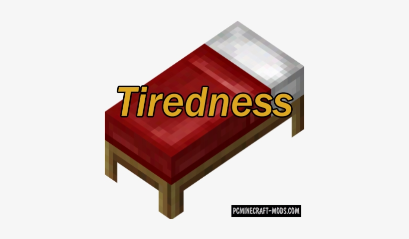 Tiredness Mod For Minecraft - Кровать Майнкрафт Пнг, transparent png