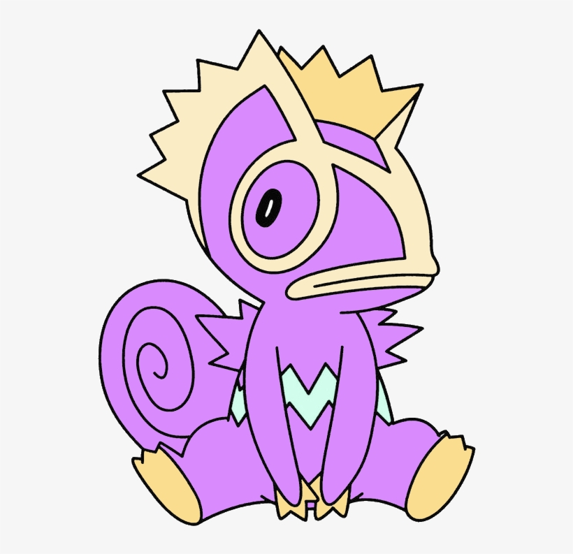 Despite His Irritation, He Kept His Cool, Already Thinking - Pokemon Colouring Pages Kecleon, transparent png