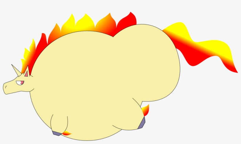 Helium Rapidash - Illustration, transparent png