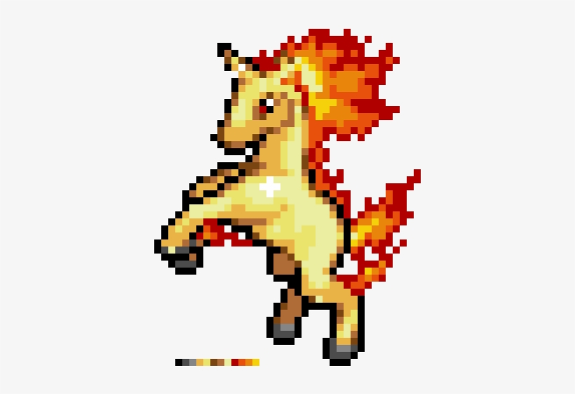 Rapidash - Cartoon, transparent png