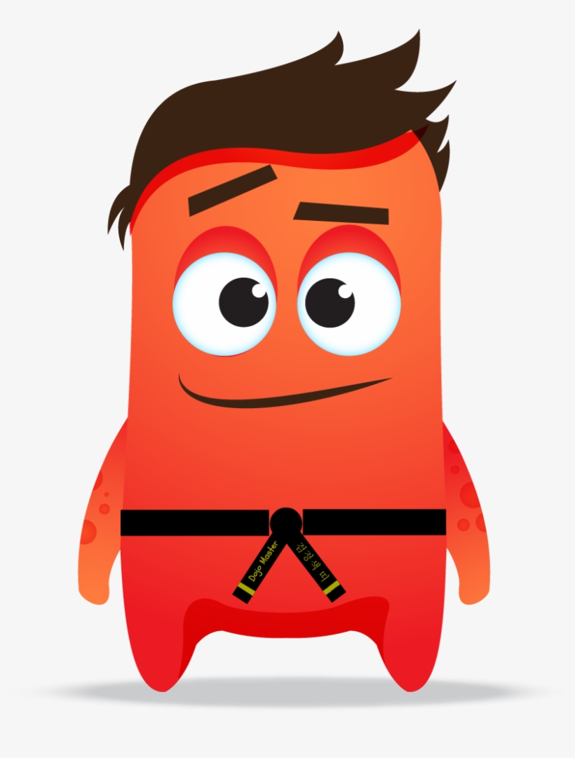 Earn Dojo Karate Belts And Rewards - Class Dojo Red Monster, transparent png