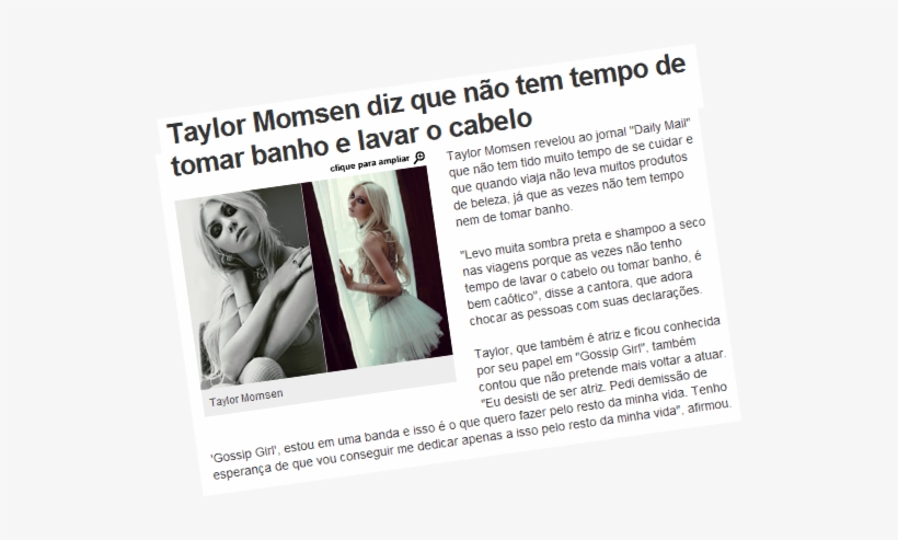 Ah Taylor Momsen Vai Te Catar Que Coisa Mais Nojenta - Flyer, transparent png