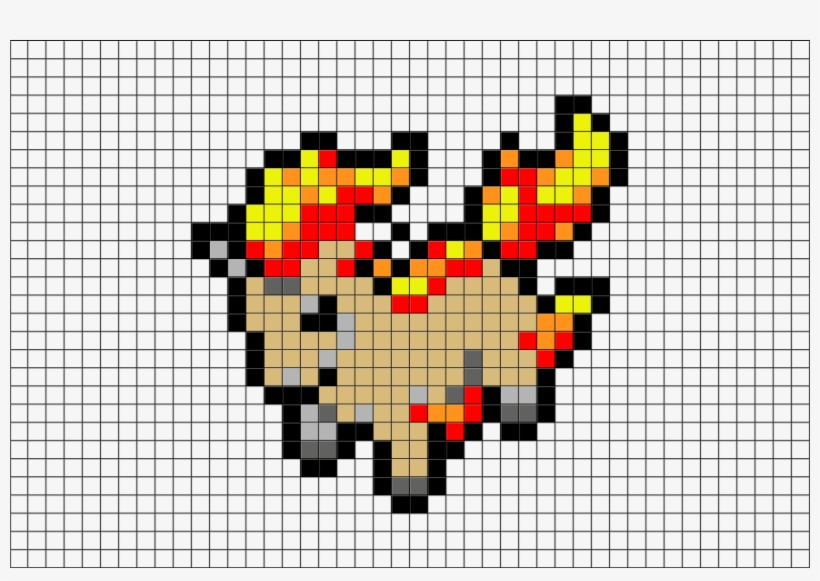 2 Download The Template - Perler Beads Pokemon, transparent png