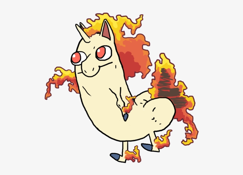 Rapidash - Pokemon Dickbutt, transparent png
