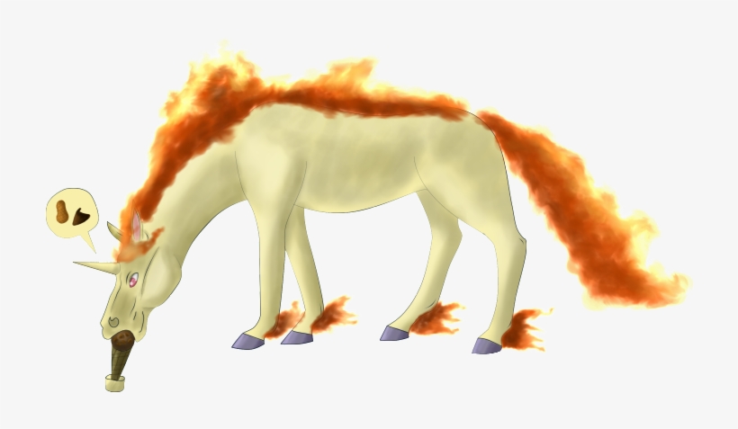 Rapidash - Mane, transparent png