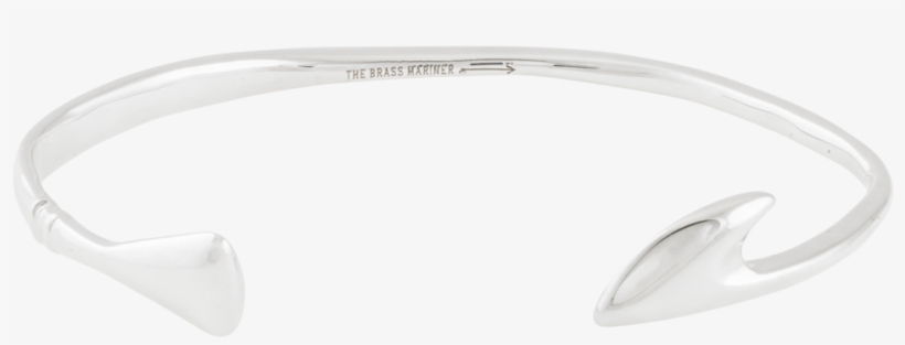 Sterling Silver Harpoon Cuff, transparent png