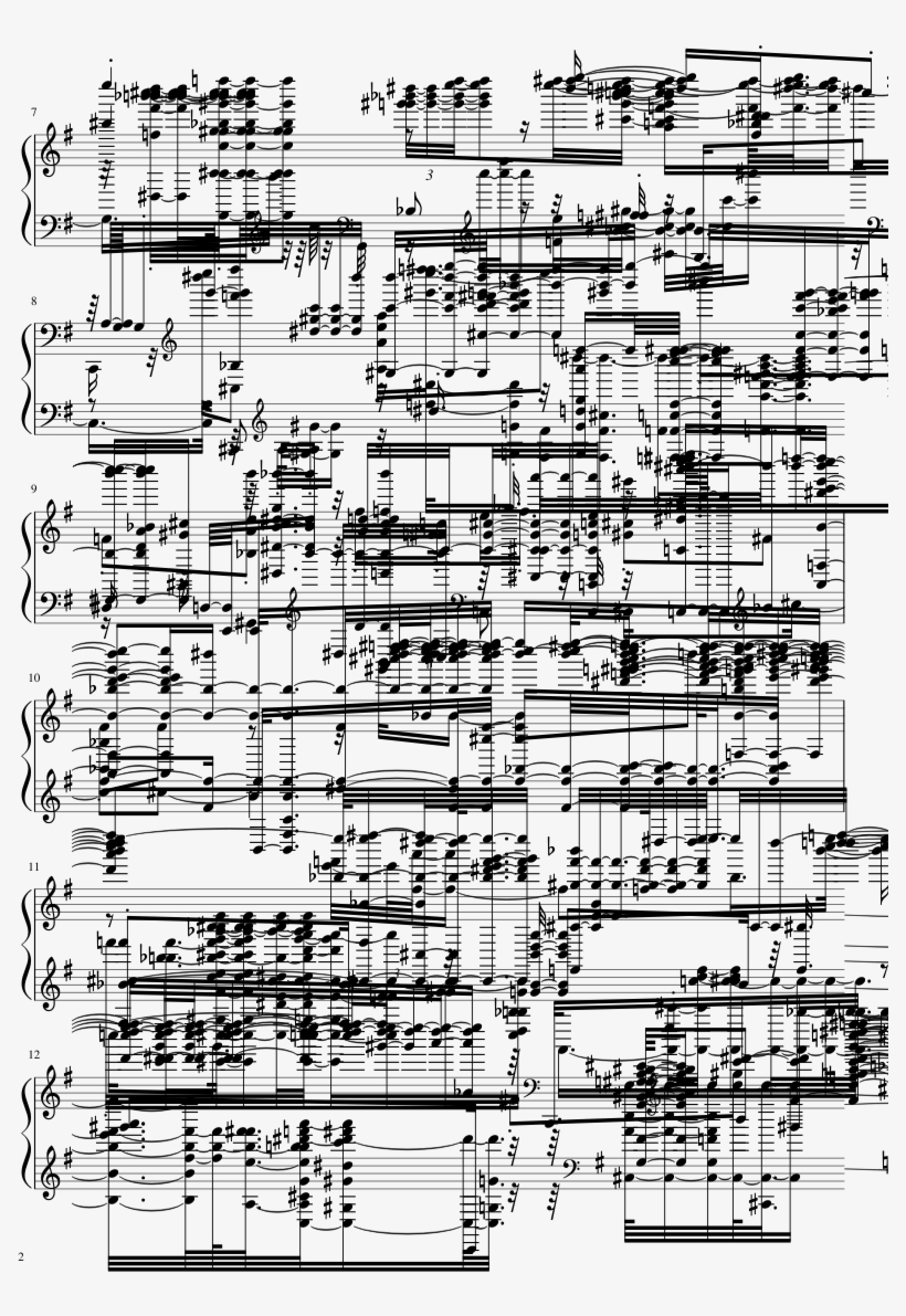 Lg-117867762 Sheet Music 2 Of 37 Pages - Sheet Music, transparent png