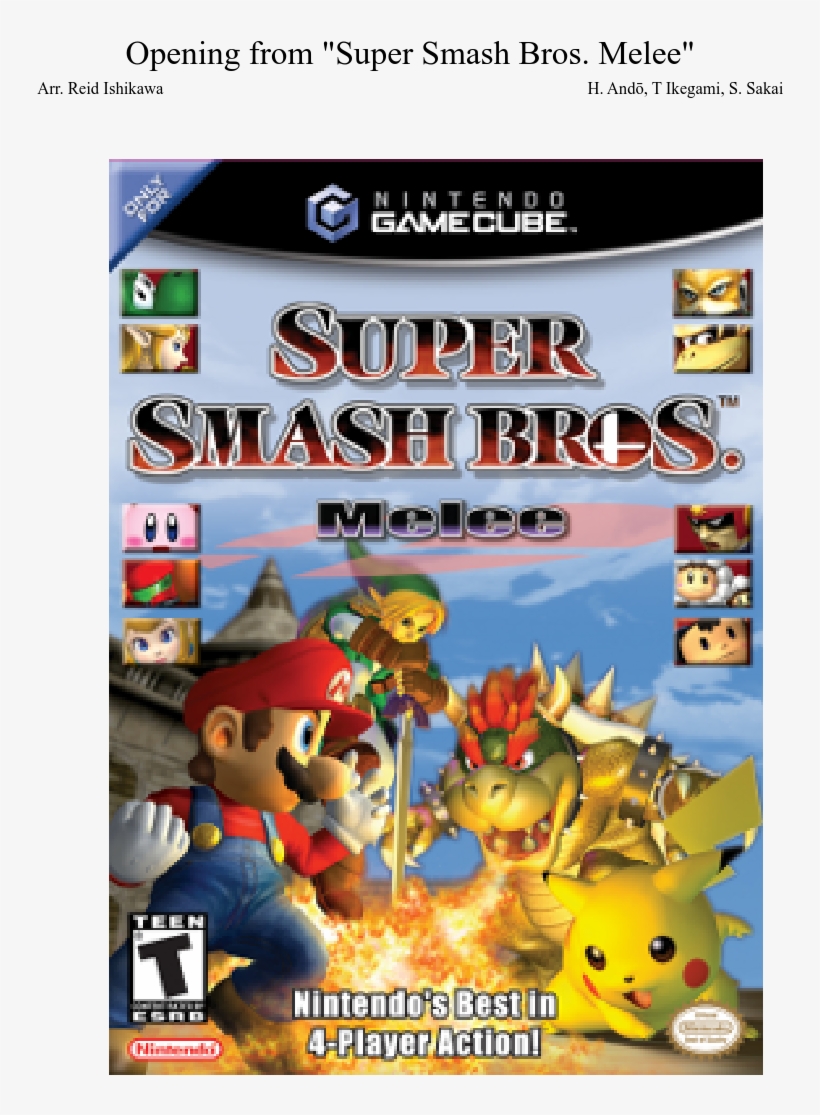 Opening From "super Smash Bros - Nintendo Super Smash Bros Melee, transparent png