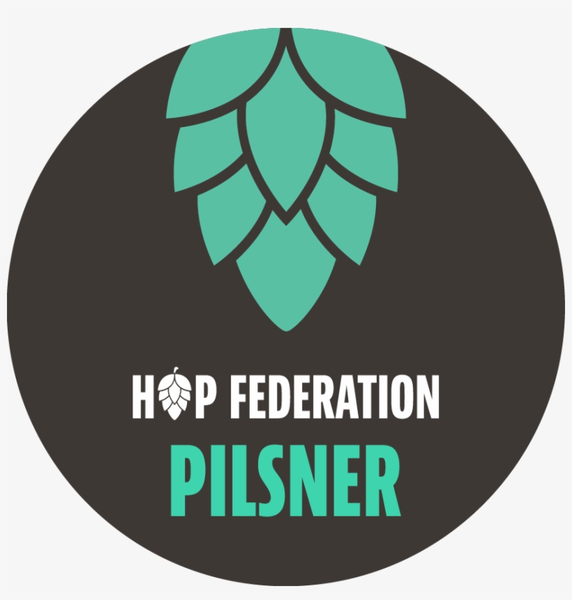 Pilsner V=1465950123 - Hop Federation Pilsner (6 Pack) (330ml), transparent png