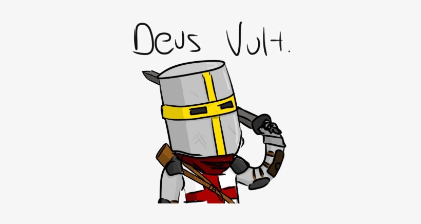 Author Comments - Deus Vult, transparent png