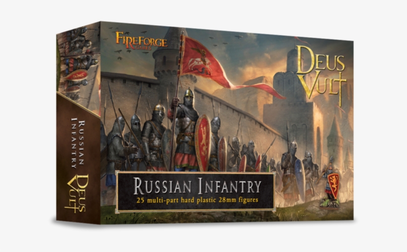 Deus Vult Ffg010 Russian Infantry *new* - Medieval Russian Infantry, transparent png