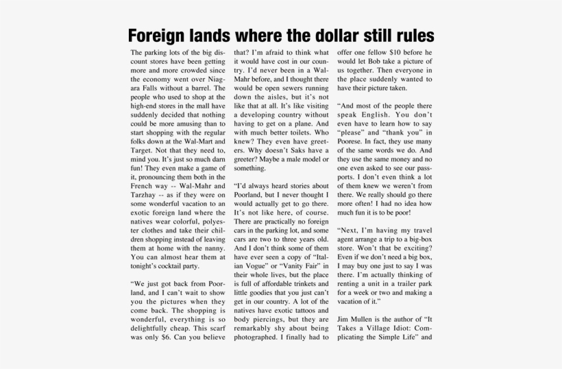 Village-idiot - Sustainability In Newspaper Article, transparent png
